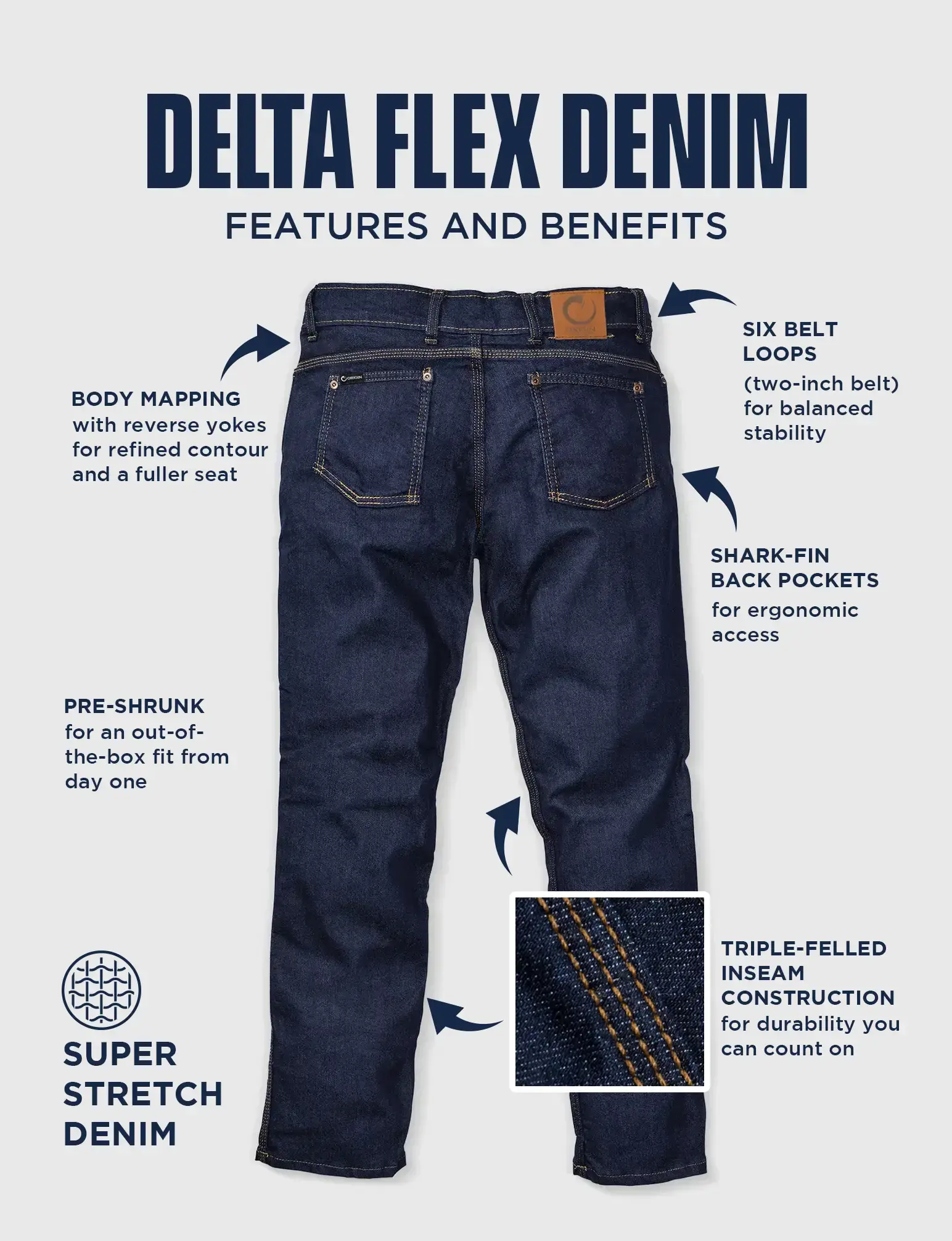 DELTA FLEX JEANS - TAPER - Image 7