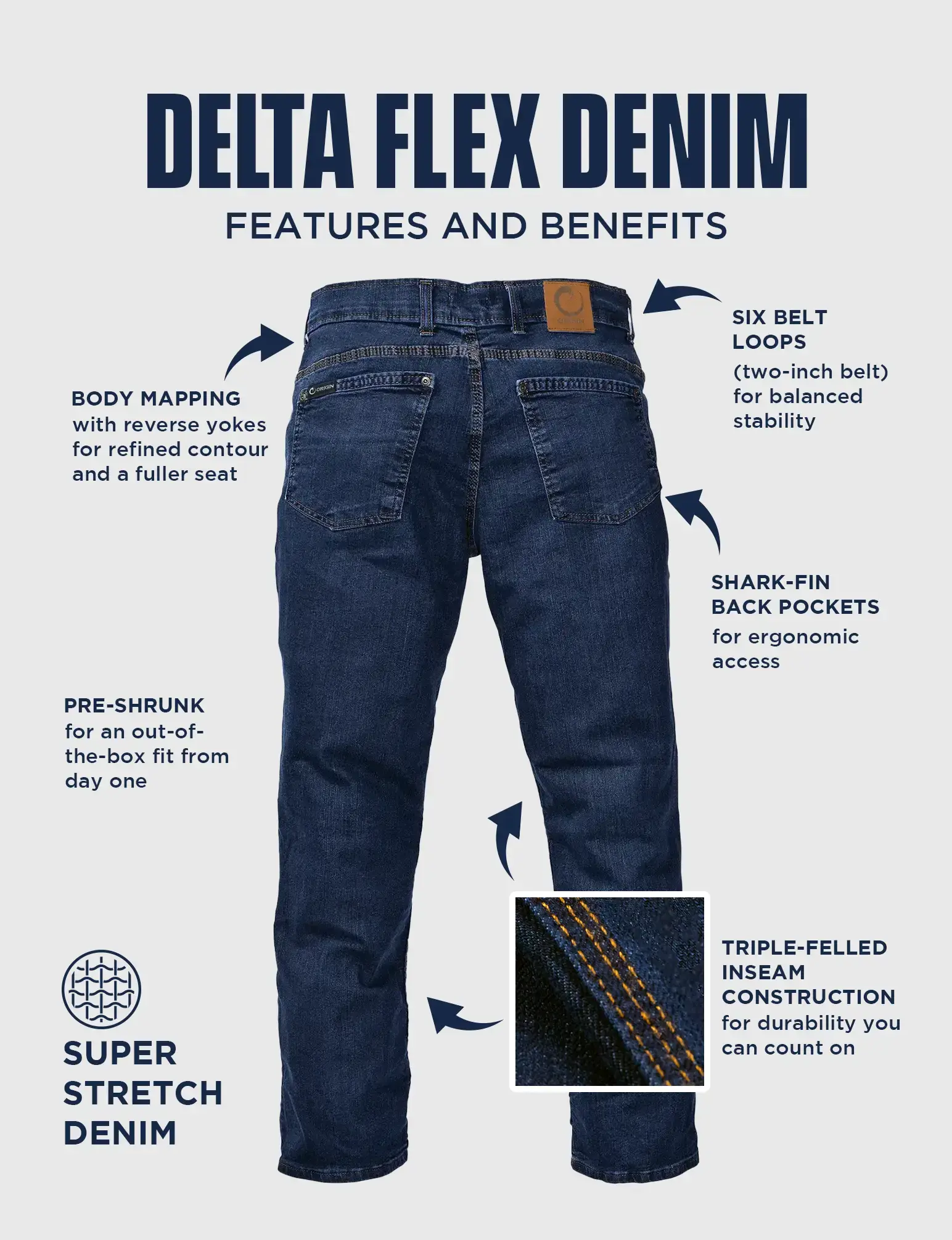 DELTA FLEX JEANS - TAPER - Image 8