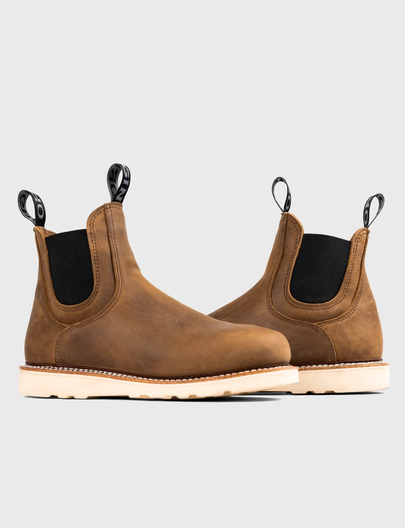 IRONSIDE CHELSEA STEEL TOE NATURAL WEDGE SOLE - Image 3