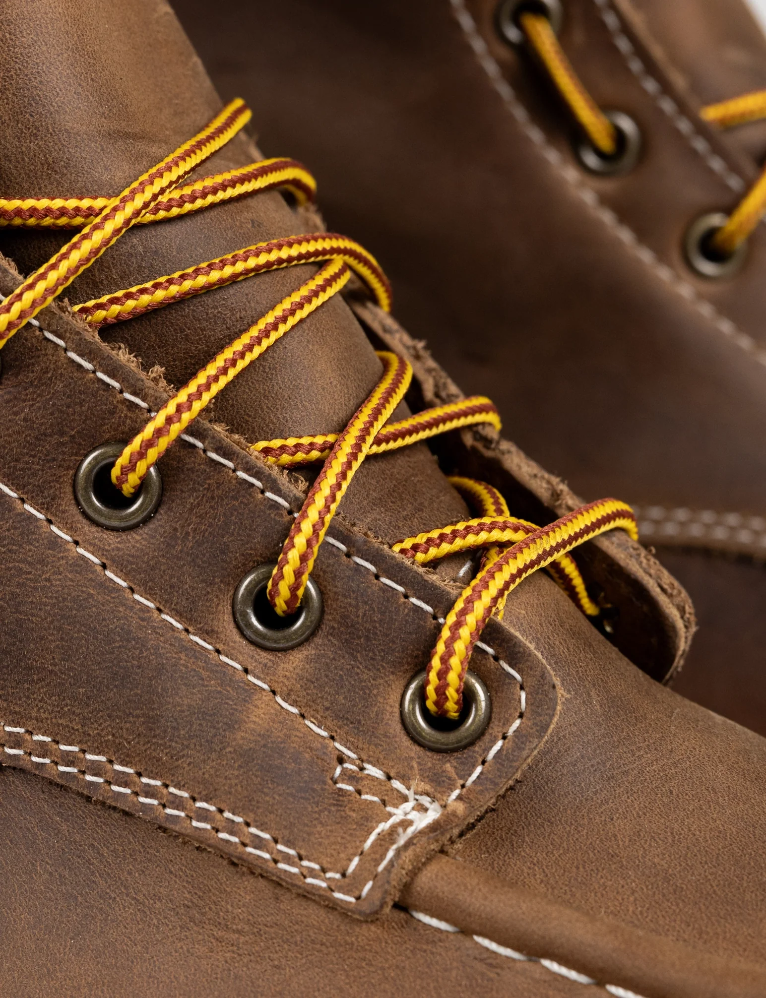 MAINE MOC STEEL TOE BOOT 8" - NATURAL WEDGE SOLE - Image 15