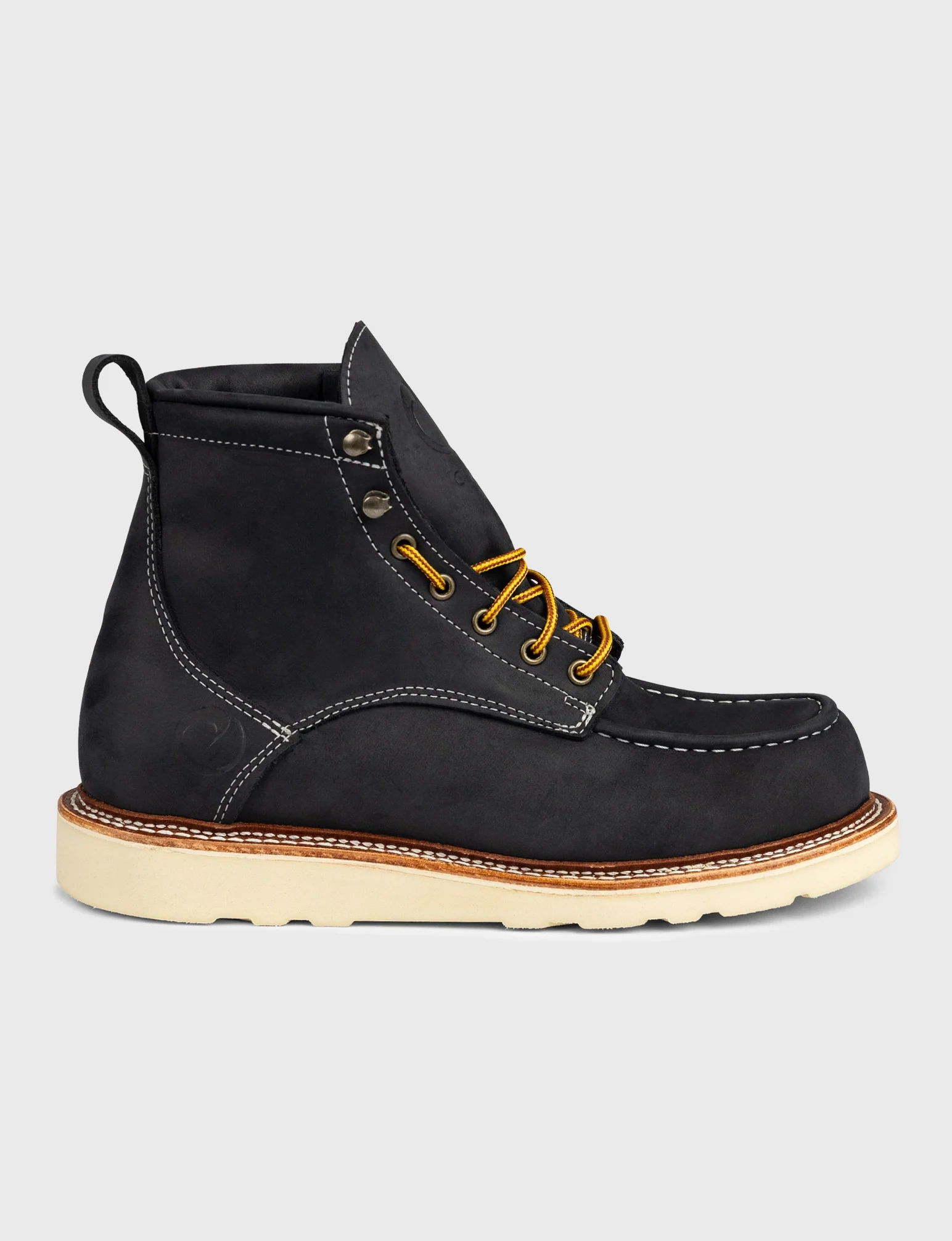 MAINE MOC TOE BOOT - NATURAL WEDGE SOLE - Image 5