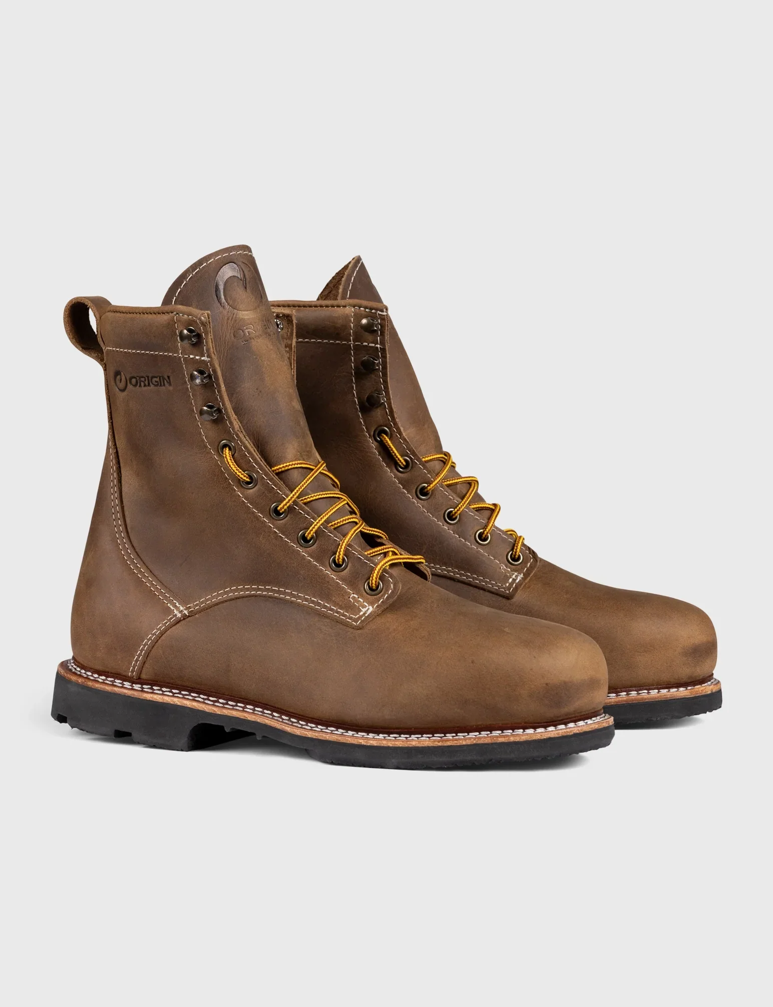 THE WILTON 8" STEEL TOE WORK BOOT - ALPHA - GRADED QUALITY - Image 3