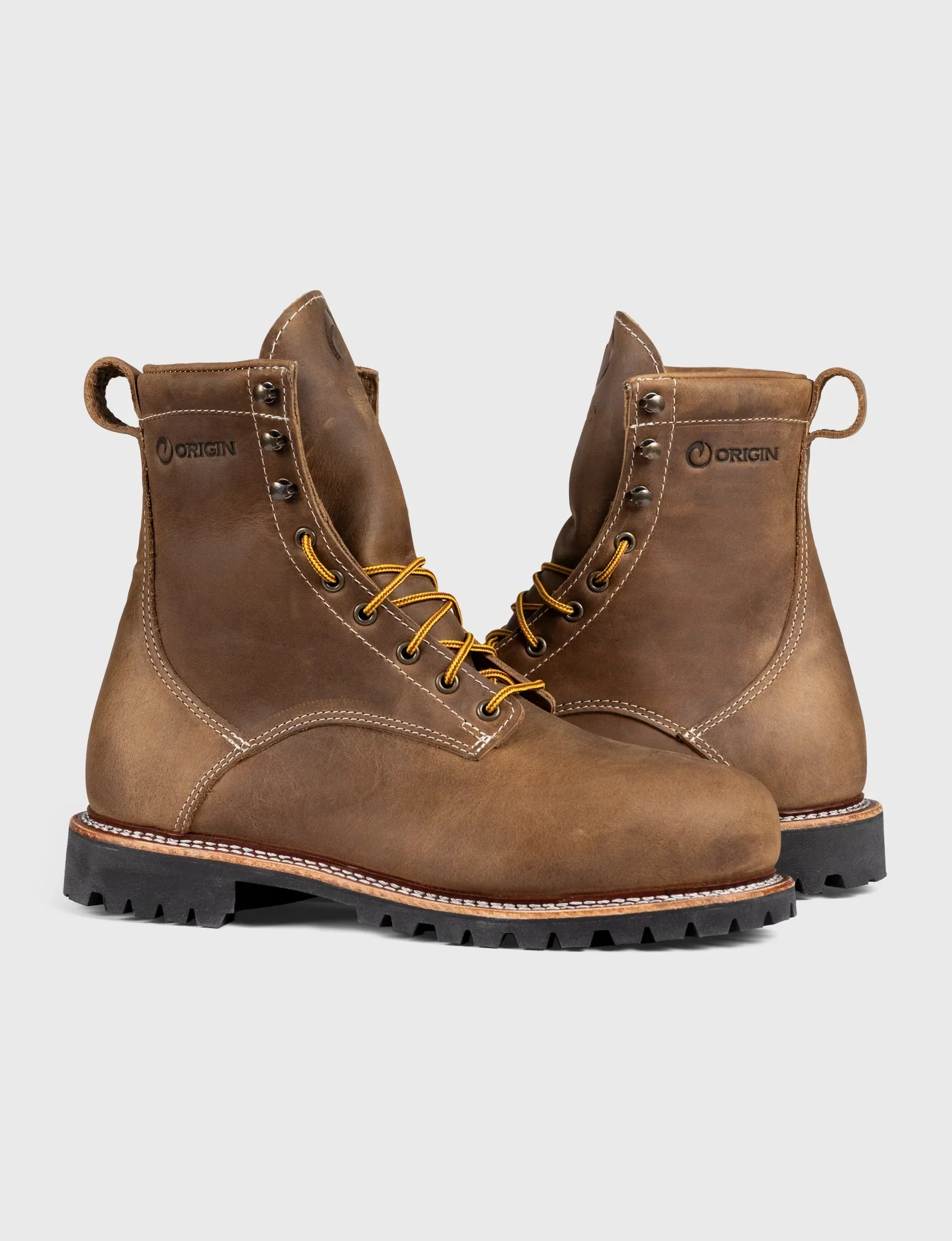 THE WILTON 8" STEEL TOE WORK BOOT - BIG LUG - GRADED QUALITY - Image 3